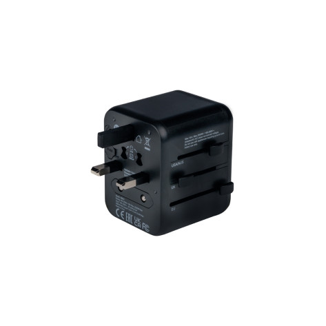 Адаптер Verbatim UTA-01 Universal Travel Adapter with 2 x USB-A ports - 49543