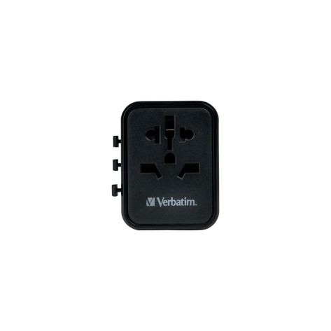 Адаптер Verbatim UTA-02 Universal Travel Adapter with 1 x USB-C PD 20W  - 49544