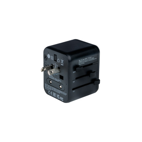 Адаптер Verbatim UTA-02 Universal Travel Adapter with 1 x USB-C PD 20W  - 49544