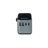 Адаптер Verbatim UTA-03 Universal Travel Adapter with 1 x USB-C PD 30W & QC 3.0  - 49545