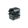 Адаптер Verbatim UTA-03 Universal Travel Adapter with 1 x USB-C PD 30W & QC 3.0  - 49545