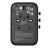 Адаптер Verbatim UTA-05 GaN III Universal Travel Adapter with 2 x USB-C PD 65W & QC 4+  - 32120