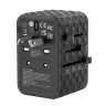 Адаптер Verbatim UTA-05 GaN III Universal Travel Adapter with 2 x USB-C PD 65W & QC 4+  - 32120