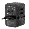 Адаптер Verbatim UTA-05 GaN III Universal Travel Adapter with 2 x USB-C PD 65W & QC 4+  - 32120