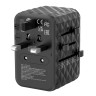 Адаптер Verbatim UTA-05 GaN III Universal Travel Adapter with 2 x USB-C PD 65W & QC 4+  - 32120