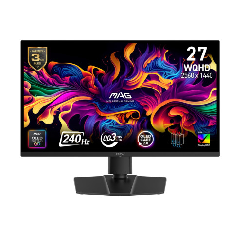 Монитор MSI MAG 271QP QD-OLED X28 Gaming Monitor - 9S6-3CF19T-001