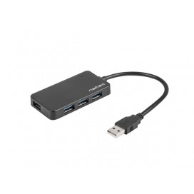 Natec HUB Moth USB 3.0 4-Port Black