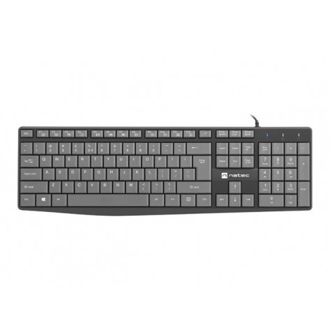 Клавиатура Natec keyboard Nautilus SLIM Black-Grey US layout - NKL-1507