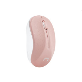 Мишка Natec Mouse Toucan Wireless 1600 DPI Optical Pink-White - NMY-1652
