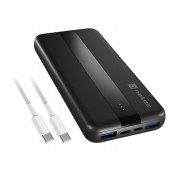 Зарядно устройство Natec Powerbank Trevi Slim Q V2 10000MAh 2X USB-A 18W + 1X USB-C 20W + USB-C - USB0-C CABLE - NPB-2294 Зарядно устройство Natec Powerbank Trevi Slim Q V2 10000MAh 2X USB-A 18W + 1X USB-C 20W + USB-C - USB0-C CABLE - NPB-2294