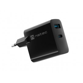 Natec USB Charger  Ribera Gan 1X USB-A + 1X USB-C 65W