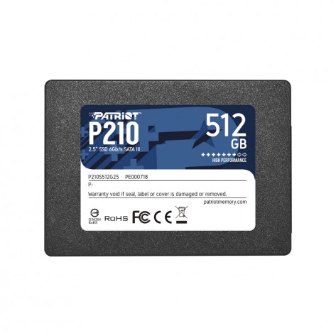 Твърд диск Patriot P210 512GB SATA3 2.5 - P210S512G25