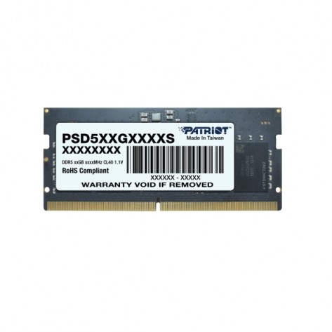 Памет Patriot Signature SODIMM 16GB DDR5 5600Mhz - PSD516G560081S