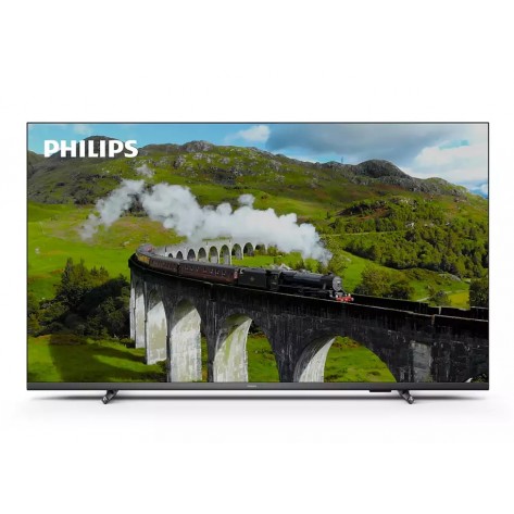 Телевизор Philips 43PUS7608/12, 43" UHD HD LED, 3840 x 2160, DVB-T/T2/T2-HD/C/S/S2, Pixel Precise Ultra HD, HDR+, HLG, Smart TV with new OS, Dolby Vision, Atmos HDMI, VRR, 2* USB, Cl+, 802.11n, Lan, 20W RMS, Black - 43PUS7608/12
