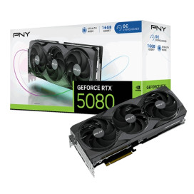 Видео карта PNY GeForce RTX 5080 16GB Triple Fan OC - VCG508016TFXPB1-O
