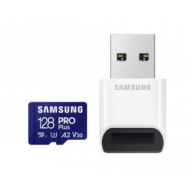 Памет Samsung 128GB micro SD Card PRO Plus with USB Reader - MB-MD128SB/WW
