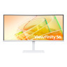 Монитор Samsung 34A650 34" Curved VA 3440x1440 5ms 100Hz DP HDMI USB 3.0 Speakers Thunderbolt White - LS34C650TAUXEN