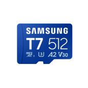 Памет Samsung 512GB micro SD Card T7 UHS-I Transfer Speed up to 170MB - MB-MB512T/WW