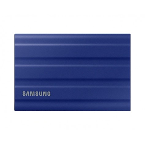 Твърд диск Samsung Portable NVME SSD T7 Shield 2TB , USB 3.2 Gen2, Rugged, IP65, Read 1050 MB/s Write 1000 MB/s, Blue - MU-PE2T0R/EU