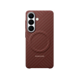 Samsung S26 Carbon Magnet Case Coral Red Samsung S26 Carbon Magnet Case Coral Red