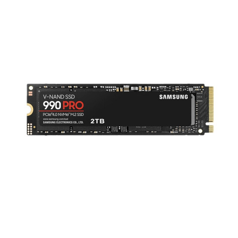 Твърд диск Samsung SSD 990 PRO 2TB PCIe 4.0 NVMe 2.0 M.2 V-NAND 3-bit MLC - MZ-V9P2T0BW