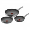 Комплект тигани и тенджери Tefal C4279132 SET 3FP CER RENEW ON HIPPO IRON - C4279132