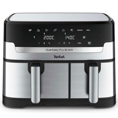 Уред за здравословно готвене Tefal EY905D10 DUAL EASY FRY & GRILL SS EU - EY905D10