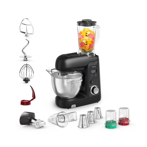 Кухненски робот Tefal QB5458F0 Km Bake Partner + 5Acc Blk Ee - QB5458F0