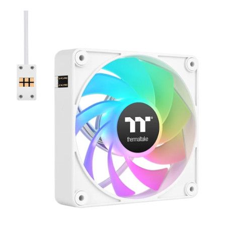 Вентилатор Thermaltake CT120 EX Reverse ARGB Sync PC Cooling Fan 3 Pack Magnetic Connect White - CL-F194-PL12SW-A