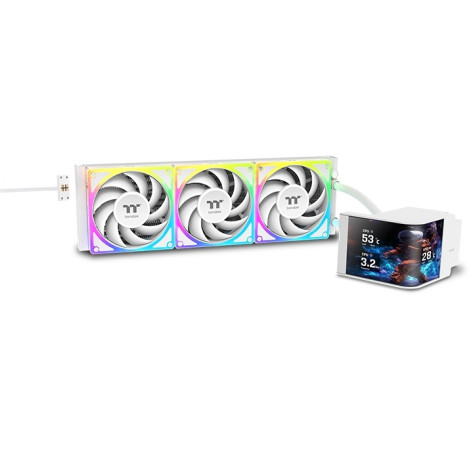 Охлаждаща система Thermaltake MAGCurve 360 Ultra Snow Edition - CL-W454-PL12SW-A