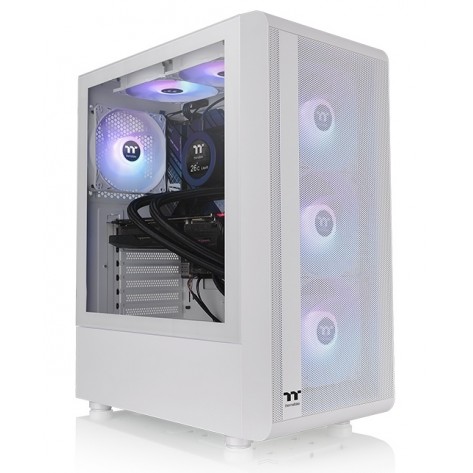 Кутия за компютър Thermaltake S200 TG Snow - CA-1X2-00M6WN-00