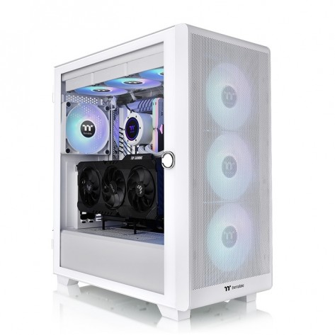 Кутия за компютър Thermaltake S250 TG ARGB Snow - CA-1Y6-00M6WN-00