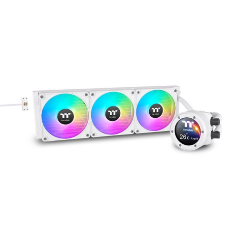 Охлаждаща система Thermaltake TH360 V2 Ultra EX ARGB Sync CPU Liquid Cooler Snow Edition - CL-W426-PL12SW-A