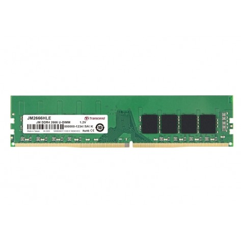 Памет Transcend 16GB JM DDR4 2666Mhz U-DIMM 1Rx8 2Gx8 CL19 1.2V - JM2666HLE-16G