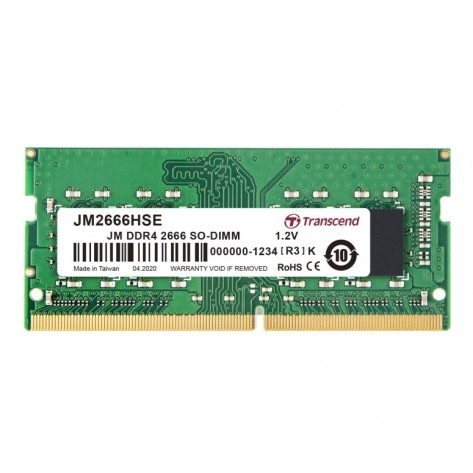 Памет Transcend 32GB JM DDR4 2666Mhz SO-DIMM 2Rx8 2Gx8 CL19 1.2V - JM2666HSE-32G