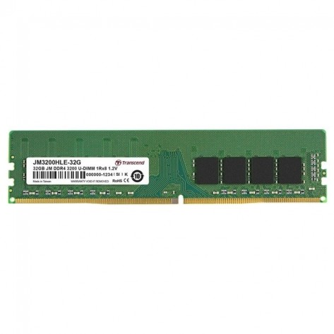 Памет Transcend 32GB JM DDR4 3200Mhz U-DIMM 2Rx8 2Gx8 CL22 1.2V - JM3200HLE-32G