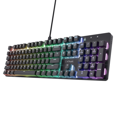 Клавиатура TRUST GXT 871 Zora Mechanical Gaming Keyboard - Black US - 25510