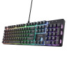 Клавиатура TRUST GXT 871 Zora Mechanical Gaming Keyboard - Black US - 25510