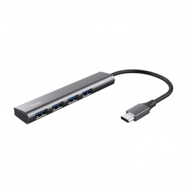 USB хъб TRUST Halyx 4-PORT USB-C HUB - 24948