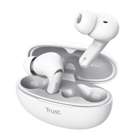 Слушалки TRUST Yavi Bluetooth ENC Earbuds White - 25172