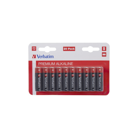 Батерия Verbatim ALKALINE BATTERY AA 20 PACK  - 49877