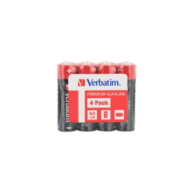 Verbatim ALKALINE BATTERY AA 4 PACK Verbatim ALKALINE BATTERY AA 4 PACK