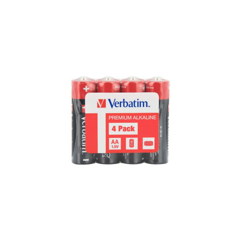 Батерия Verbatim ALKALINE BATTERY AA 4 PACK  - 49501