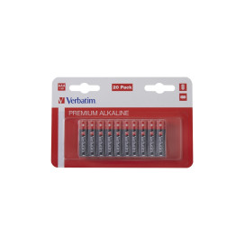 Verbatim ALKALINE BATTERY AAA 20 PACK Verbatim ALKALINE BATTERY AAA 20 PACK