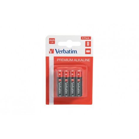 Батерия Verbatim ALKALINE BATTERY AAA 8 PACK  - 49502