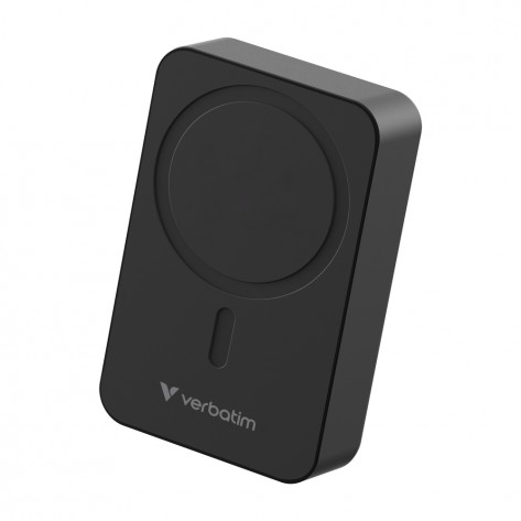 Външна батерия Verbatim Charge 'n' Go Essentials Power Bank Magnetic Wireless 20000mAh Black - 32223