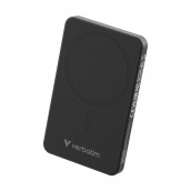 Външна батерия Verbatim Charge 'n' Go Essentials Power Bank Magnetic Wireless 5000mAh Black - 32225 Външна батерия Verbatim Charge 'n' Go Essentials Power Bank Magnetic Wireless 5000mAh Black - 32225