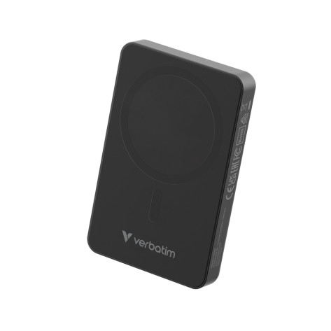 Външна батерия Verbatim Charge 'n' Go Essentials Power Bank Magnetic Wireless 10000mAh Black - 32227