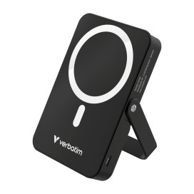 Външна батерия Verbatim Charge 'n' Go Power Bank with Stand Magnetic Wireless 10000mAh Black - 32264