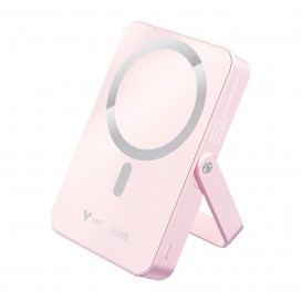 Външна батерия Verbatim Charge 'n' Go Power Bank with Stand Magnetic Wireless 10000mAh Pink - 32267